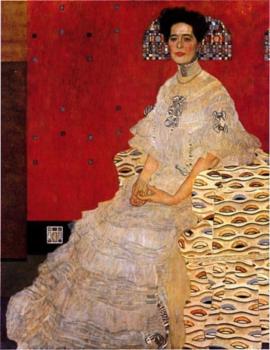 Gustav Klimt : Portrait of Fritza Riedler